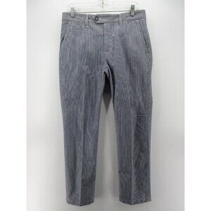 Ted Baker Pants 32 Chino Straight Pinstripe Striped Preppy Casual